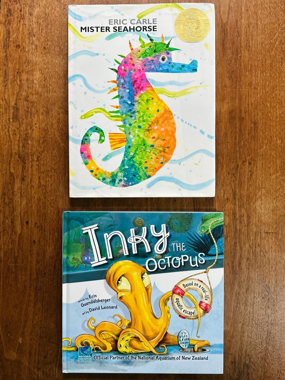Two children’s hardcover books